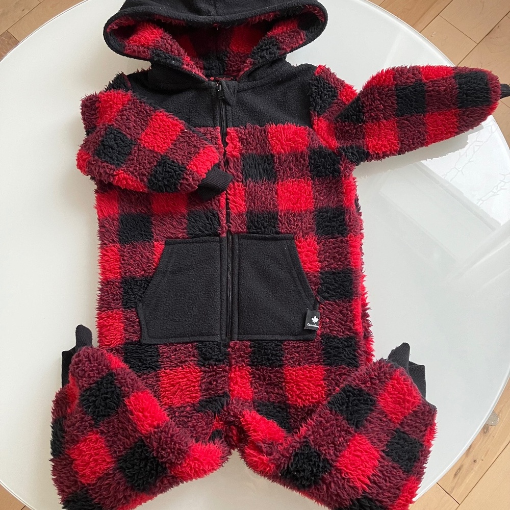 Fleece onesie 2T